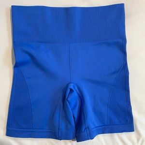 Lululemon Blue Athletic Bike Shorts.